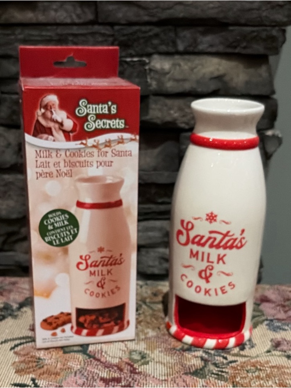 Santa's Secrets Milk & Cookies for Santa Set